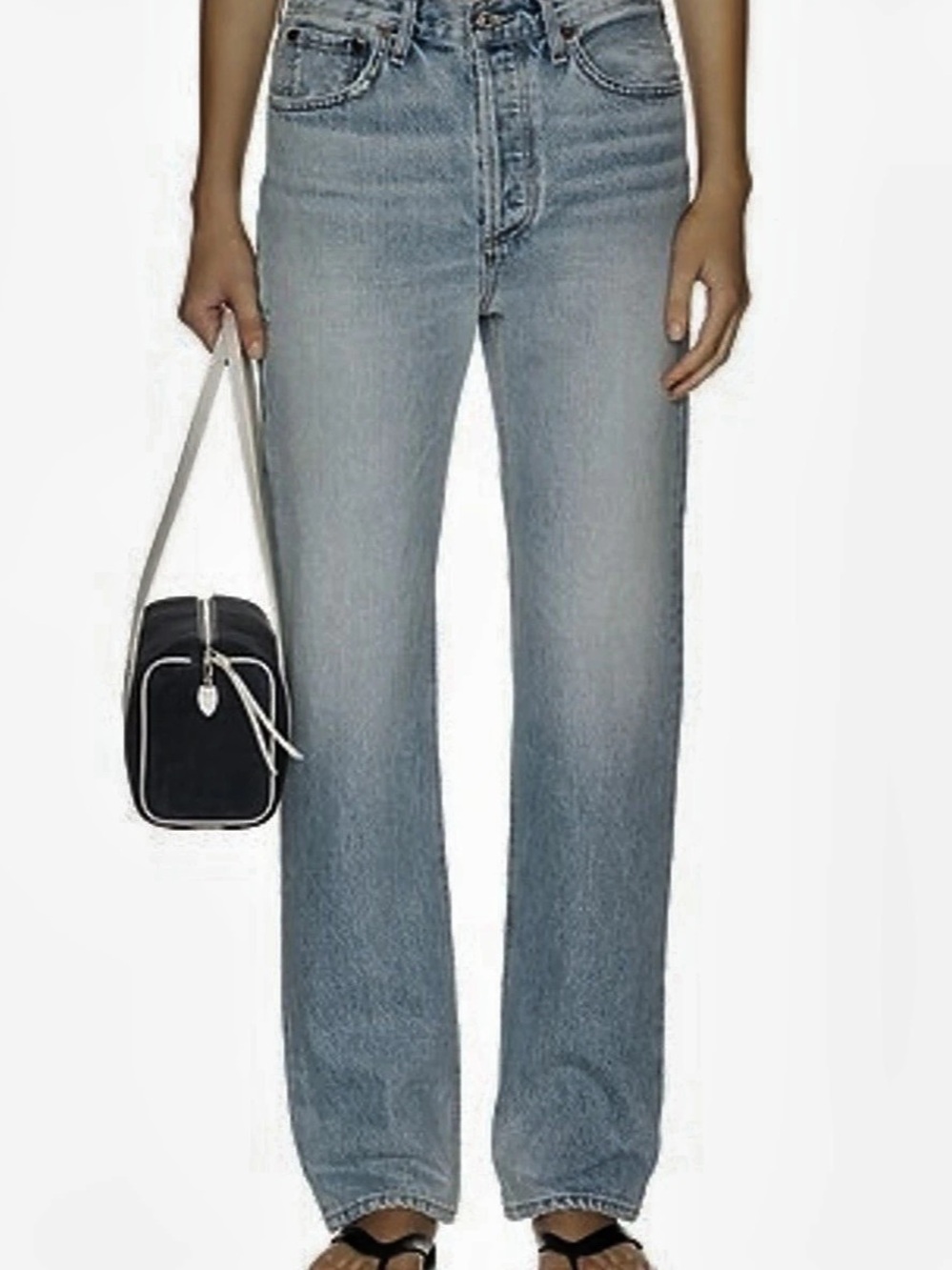 Pistola Cassie Super High Rise Straight Leg Jeans